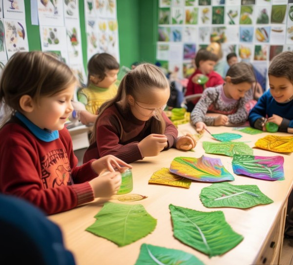 小学科技活动方案,做叶画